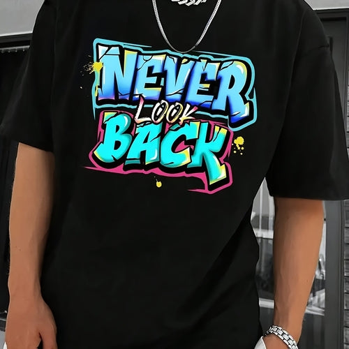 "Never Look Back" - Men's Short Sleeved T-shirt