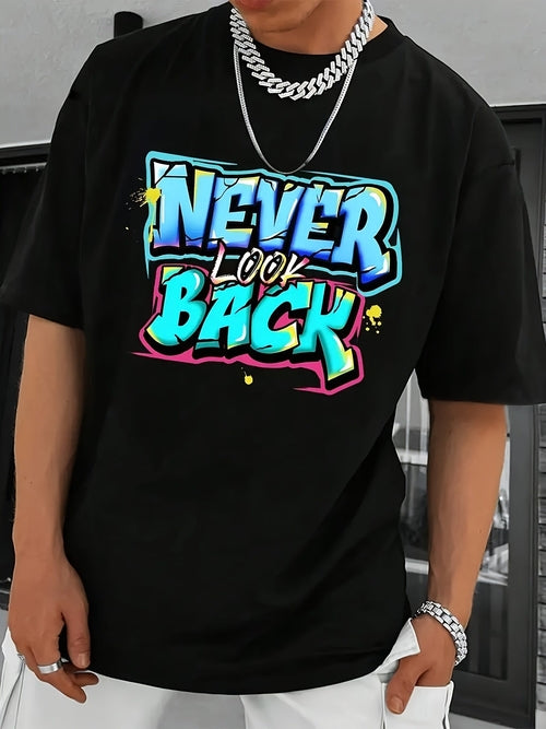 "Never Look Back" - Men's Short Sleeved T-shirt