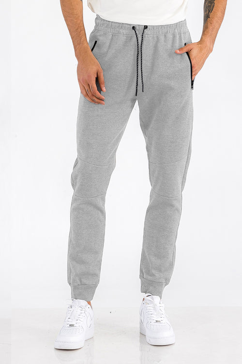 Gray Cotton Sweatpants