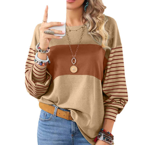 Womens Long Sleeve Pullover Top