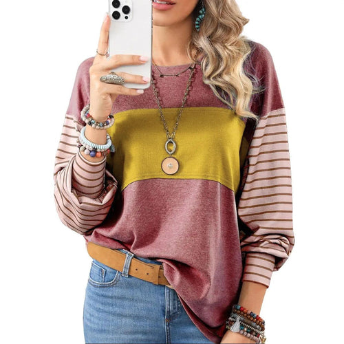 Womens Long Sleeve Pullover Top
