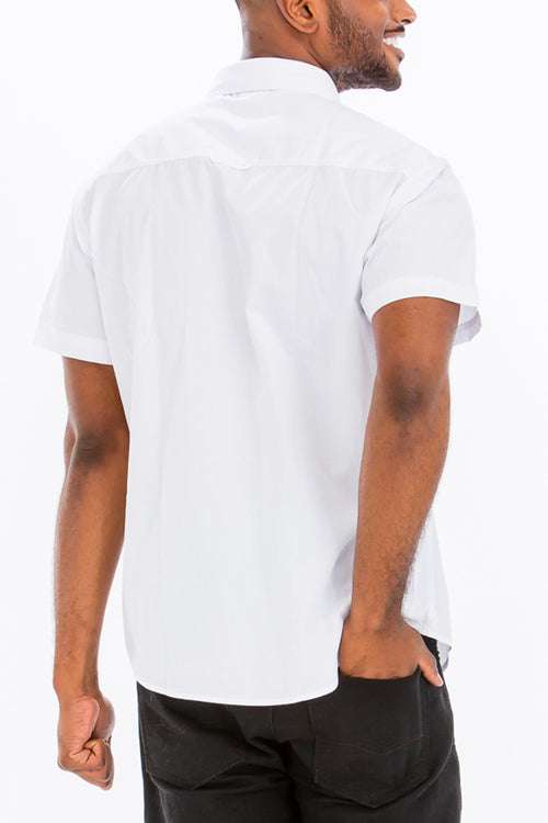 Button Down Shirt - White