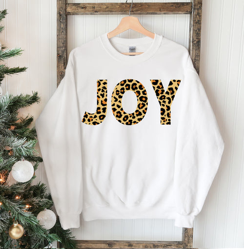 Joy Cheetah Print Sweatshirt
