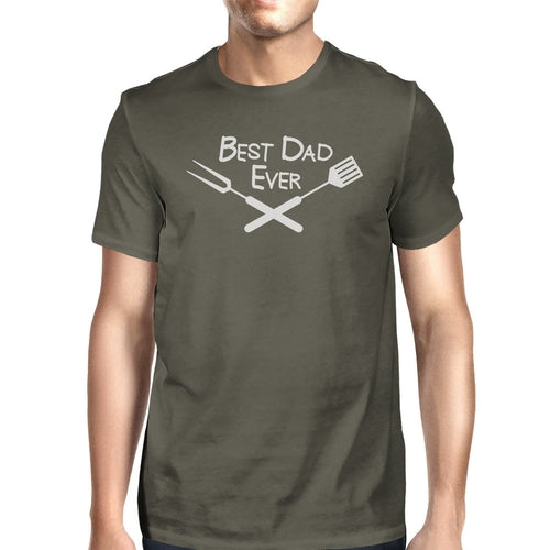 Best BBQ Dad - Round Neck Tee