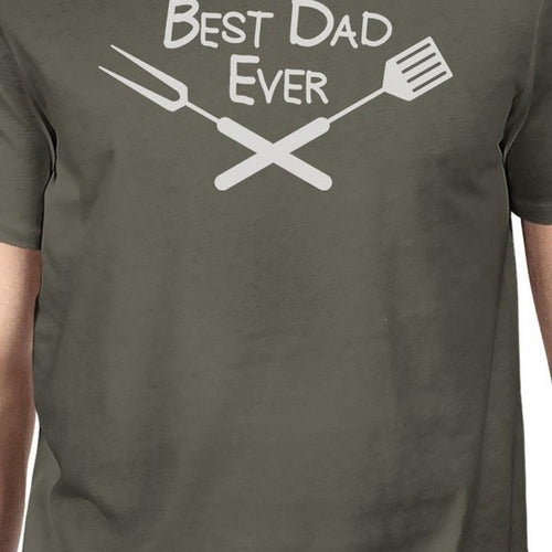 Best BBQ Dad - Round Neck Tee